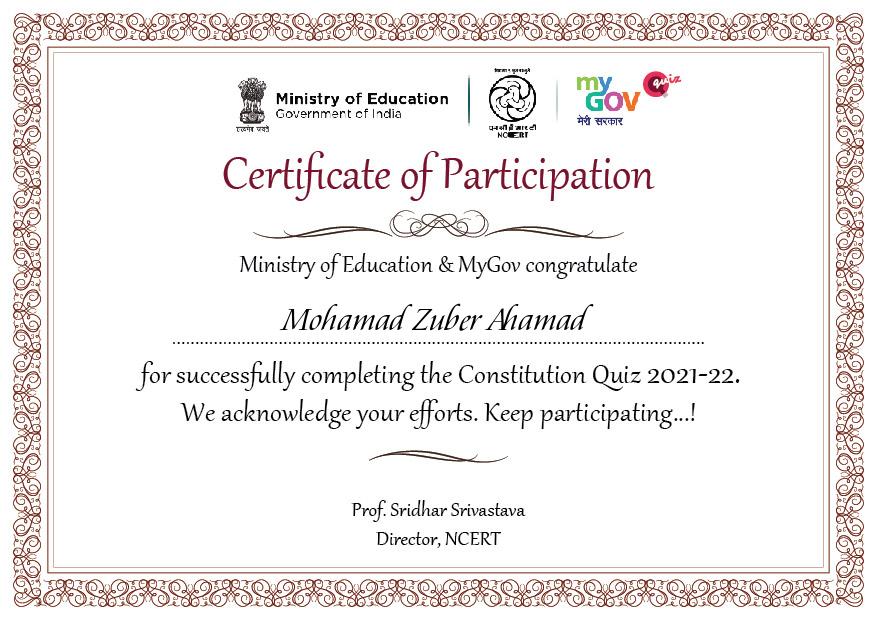Certificate 2