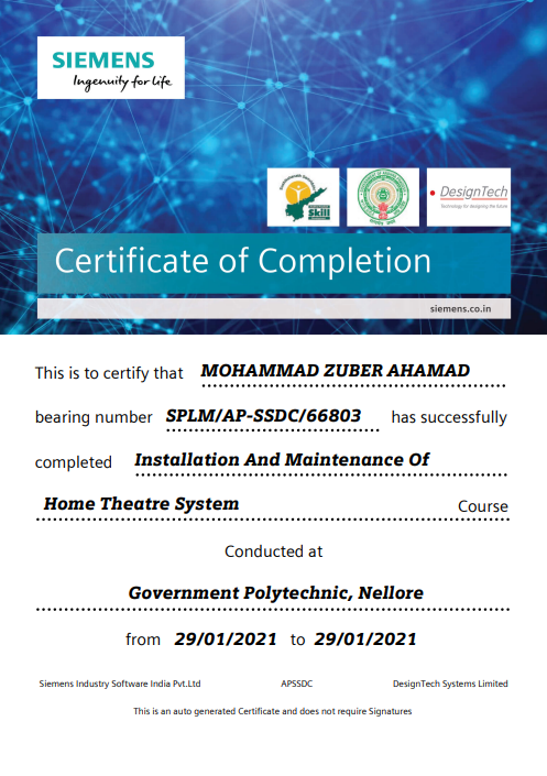 Certificate s3